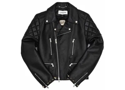 Pre-owned Lanvin Men's  X Gallery Dept. Biker Jacket In Black
