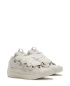 Lanvin Leather Curb Sneakers For Men In Multi