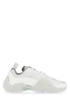 Lanvin Flash-x Mesh Upper Sneakers With Textured Panels In Multicolor