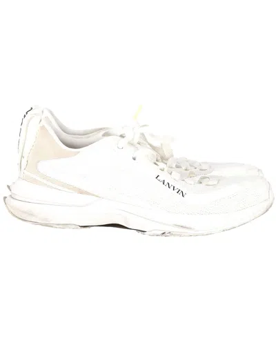 Pre-owned Lanvin Men's Polyester L-i Lace-up Sneaker (authentic Pre-loved)