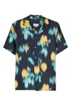 Lanvin Multicolor Silk Shirt In Thunder