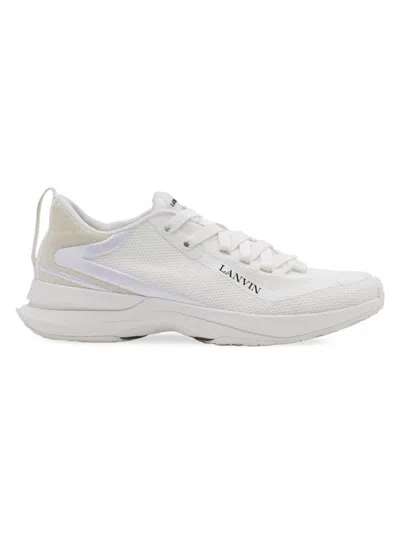 Lanvin Men's Runner Low-top Sneakers In White