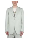 Lanvin Single Breasted Fashion Jacket Clothing In Green
