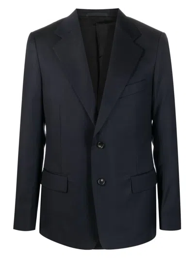 LANVIN MEN'S SINGLE-BREASTED WOOL JACKET