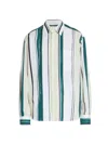 LANVIN MEN'S STRIPED RELAXED-FIT SHIRT