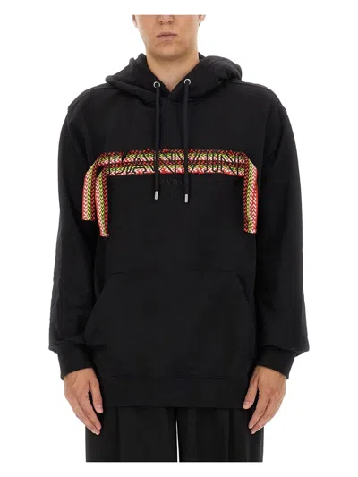 LANVIN MEN'S SWEATSHIRT WITH LOGO