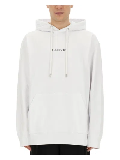 LANVIN MEN'S SWEATSHIRT WITH LOGO