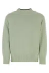 Lanvin Luxury Green Kaschmir Pullover For Men In Multicolor