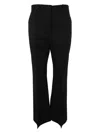 Lanvin Men's Tuxedo Cigarette Trousers In Black
