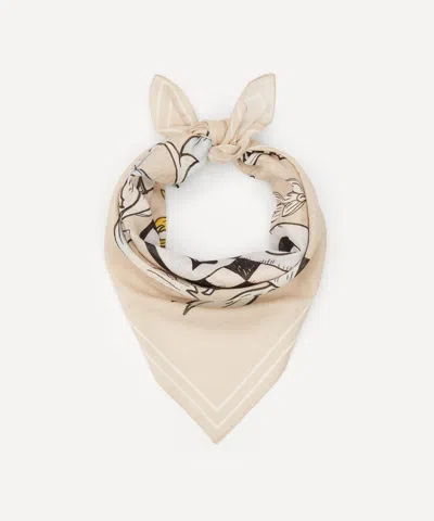Lanvin Mens Emblem Logo Cotton Bandana