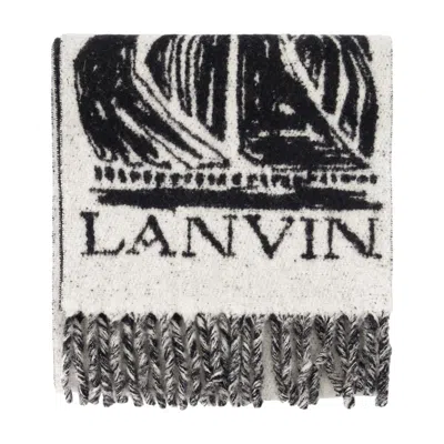 Lanvin Mère Et L'enfant Scarf In White