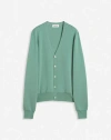 Lanvin Merino Cardigan In Vert De Gris
