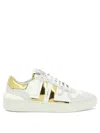 LANVIN MESH CLAY SNEAKERS & SLIP-ON WHITE