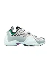 Lanvin Blue Flash X Low Top Sneakers In White