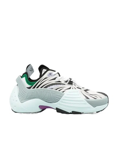 LANVIN LANVIN MESH FLASH-X LACE-UP SNEAKERS