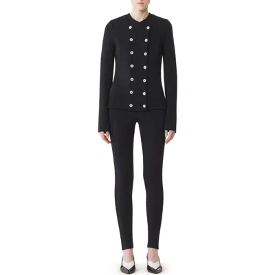 Lanvin Mesh Leggings In Black