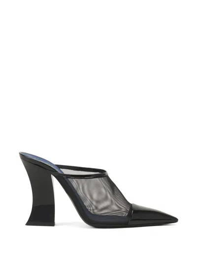 LANVIN MESH POINTED PUMPS