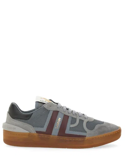LANVIN LANVIN MESH, SUEDE AND NAPPA LEATHER SNEAKER