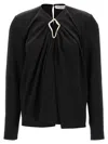 Lanvin Draped Long-sleeved Blouse
