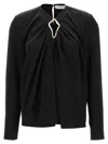 Lanvin Metallic Detail Blouse In Black