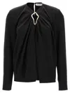 Lanvin Metallic Detail Blouse In Black