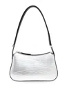 Lanvin Concerto Mettalic-effect Shoulder Bag In Argent