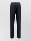 Lanvin Micropattern Wool And Mohair Trousers