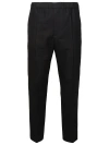 LANVIN MID-RISE TAPERED CROPPED TROUSERS