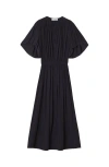 Lanvin Midi Dress In Charmeuse In Gray