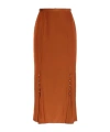 Lanvin Midi Skirt In Brown