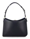 Lanvin Compagnon Small Asymmetrical Bag With A Python Finish In Nero