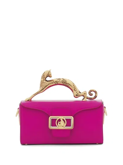 Lanvin Pencil Cat Mini Bag In Pink