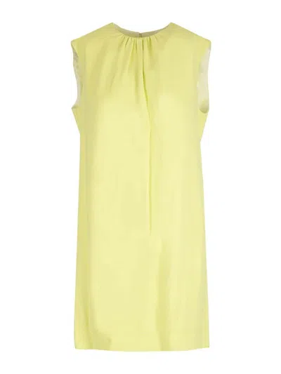 LANVIN MINI SHIFT SLEEVLESS DRESS