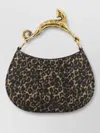 Lanvin Mini Shoulder Bag Animal Pattern Handle
