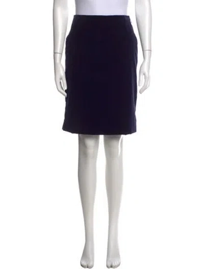 Pre-owned Lanvin Mini Skirt In Black