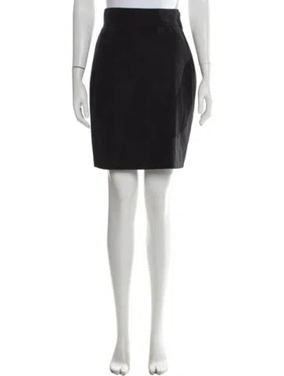 Pre-owned Lanvin Mini Skirt In Blue