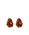 Lanvin Mélodie Rhinestone Earrings In Yellow