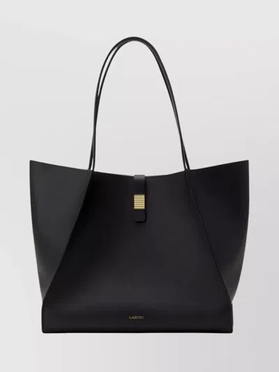 Lanvin Mm Concerto Arpege Tote Bag In Black