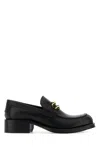 Lanvin Black Leather Medley Loafers In Black