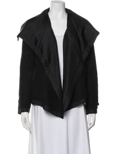 Pre-owned Lanvin Mohair Jacket In Black