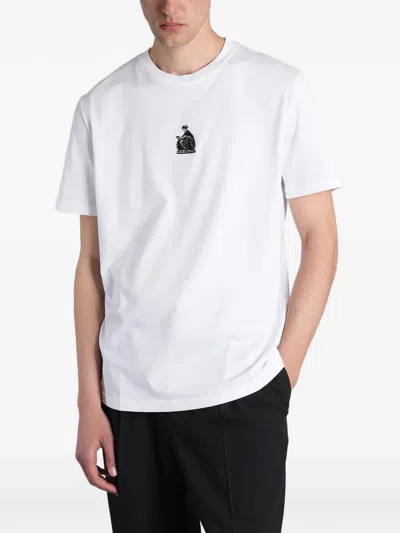 Lanvin Mother And Child T-shirt In White