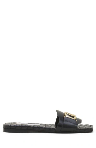 Lanvin Mother & Daughter Flat Mule In Black