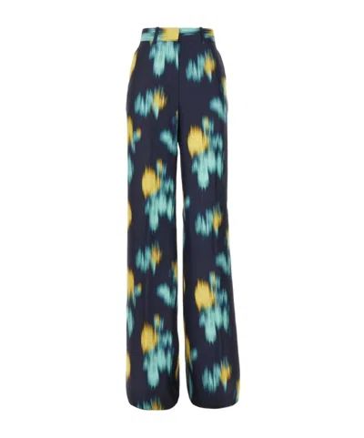 LANVIN LANVIN MOTIF PRINTED STRAIGHT LEG PANTS