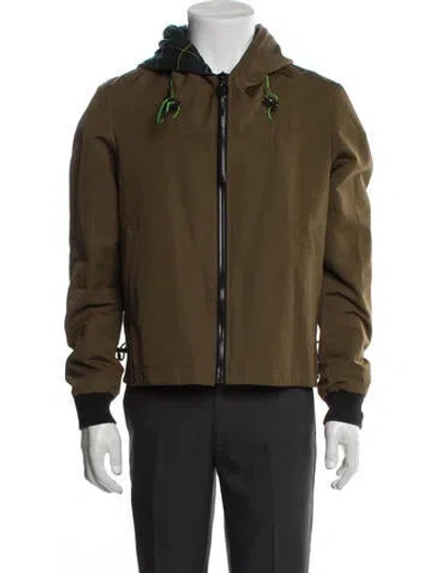 Pre-owned Lanvin Moto Jacket In Brown