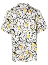 Lanvin Multi Color All-over Print Shirt In Multicolor