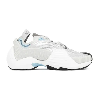 Lanvin Multicolor Fabric And Rubber Flash-x Sneakers In White