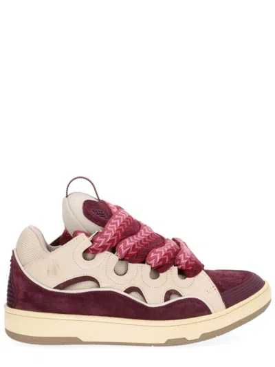 Lanvin Multicolor Woven Curb Sneakers