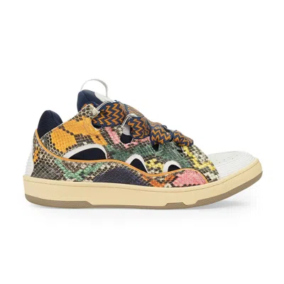Lanvin Multicolor/blue Curb Sneakers