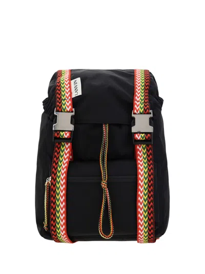 Lanvin Nano Curb Backpack In Black