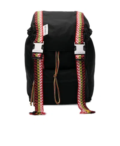 LANVIN LANVIN LOGO TAG NANO CURB BACKPACK